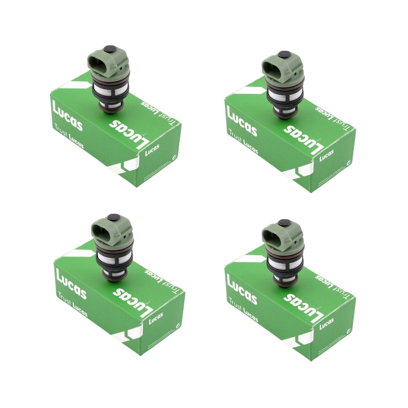 Inyector Monopunto Verde Volkswagen Pointer Gol Por 4 Unidades